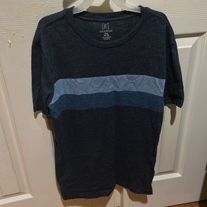 George Men’s Blue Striped Short-Sleeve Shirt S